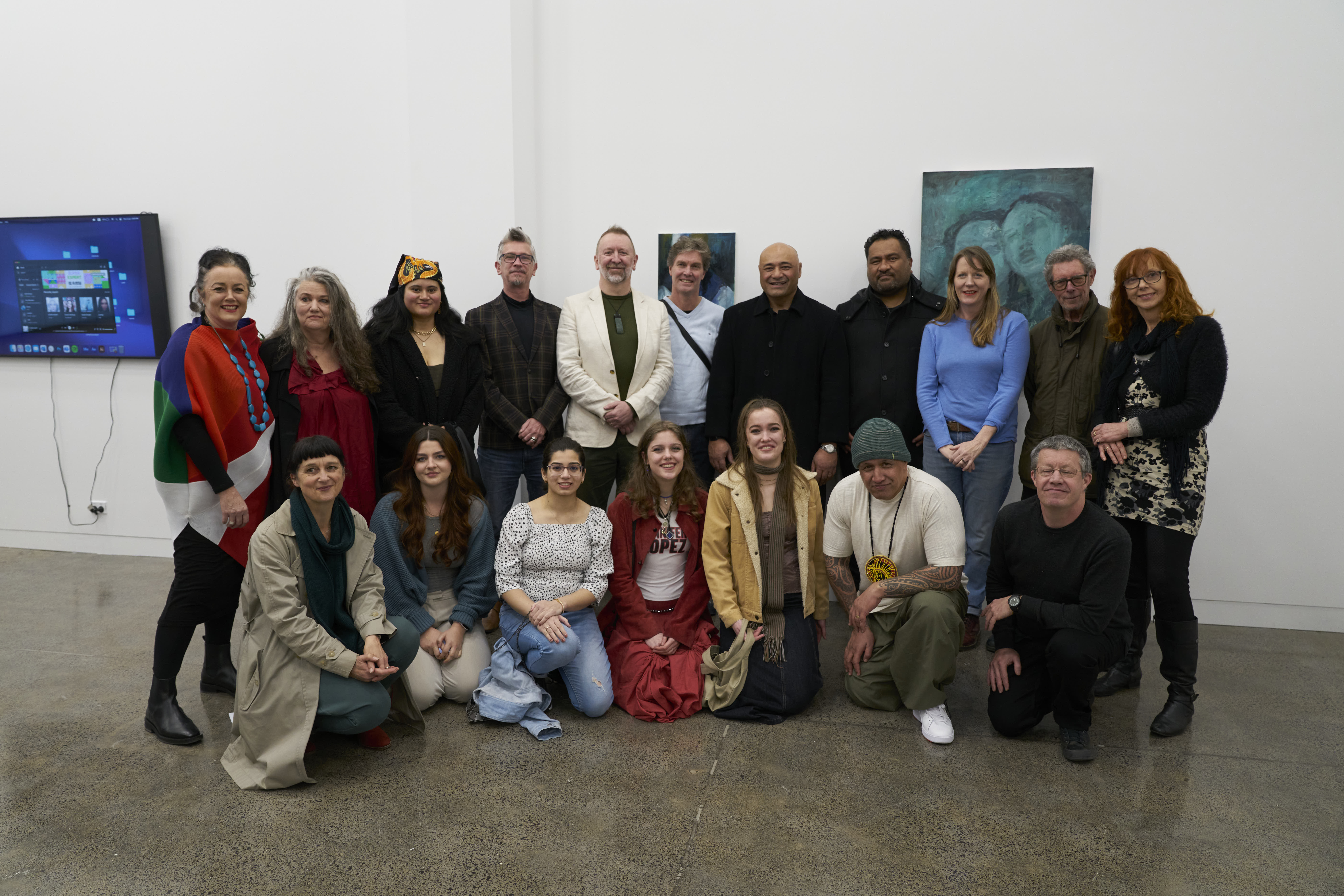 Unitec-Te Pūkenga kaimahi, ākonga and supporters at the opening of Toi o Wairaka gallery.jpg